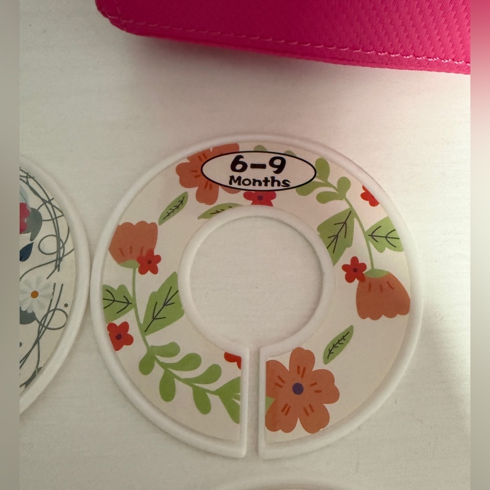 Baby Closet Dividers – Floral Nursery Clothing Organizers (0–24 Months) - Picture 4 of 7